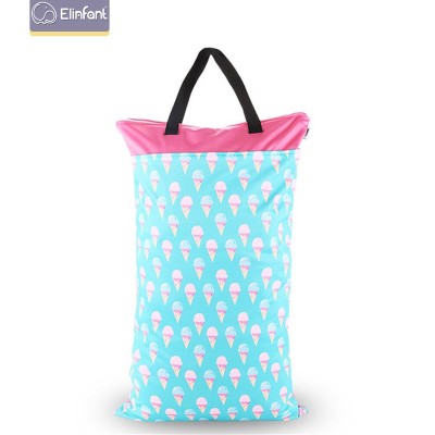 Elinfant 40*70cm Travel Wet and Dry Cloth Waterproof Reusable Diapers Wet Bags washable diaper bags mommy diaper bag