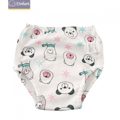 Elinfant wholesale waterproof reusable washable 1 pcs 6 layers swaddle cotton baby training cloth diaper